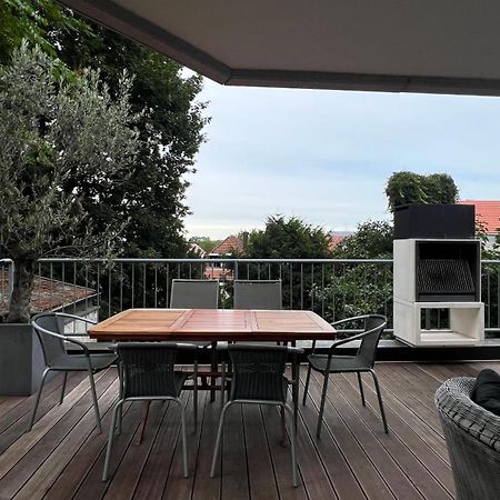 Ludwigshome Luxus - Zentral, Kostenloser Parkplatz, Terrasse 루드빅스부르크 외부 사진